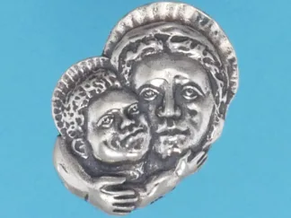 Microsculptures 1149 Madonna Silver Pendant