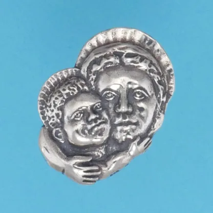 Microsculptures 1149 Madonna Silver Pendant