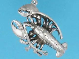 Microsculptures 1150 Lobster Silver Pendant