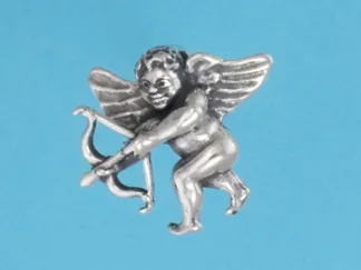 Microsculptures 1155 Cupid Silver Pendant
