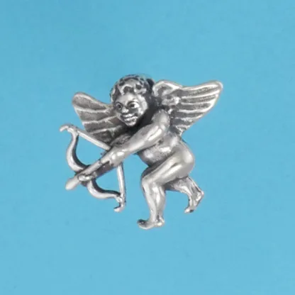 Microsculptures 1155 Cupid Silver Pendant