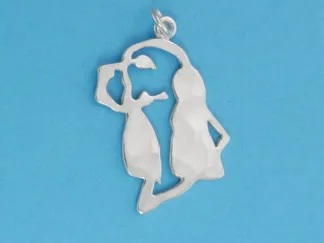Microsculptures 1169 Springer Spaniel Head Silver Charm