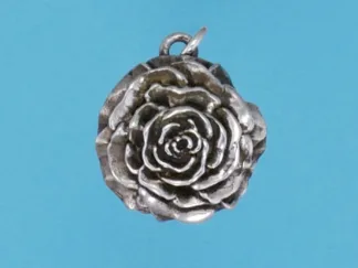 Microsculptures 1183 Rose Silver Charm