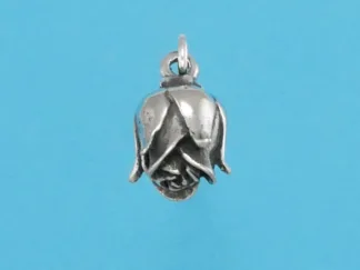Microsculptures 1184 Rose Bud Silver Charm