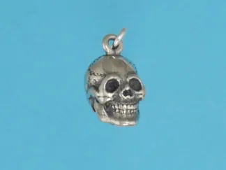 Microsculptures 1206 Small Skull Silver Charm