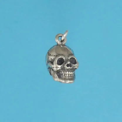 Microsculptures 1206 Small Skull Silver Charm