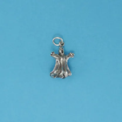 Microsculptures 1209A Small Ghost Silver Charm