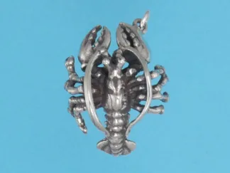 Microsculptures 1210 Lobster Silver Charm