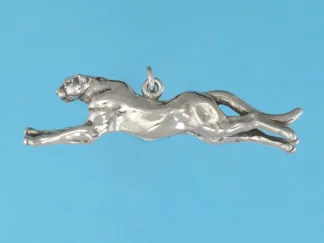 Microsculptures 1220 Cheetah Silver Charm