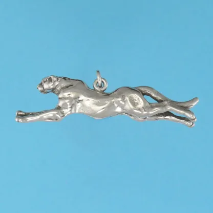 Microsculptures 1220 Cheetah Silver Charm