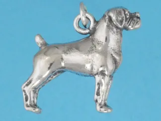 Microsculptures 1239 Boxer Silver Charm