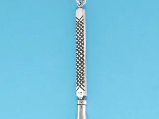 Microsculptures 0754 Rasp Silver Charm
