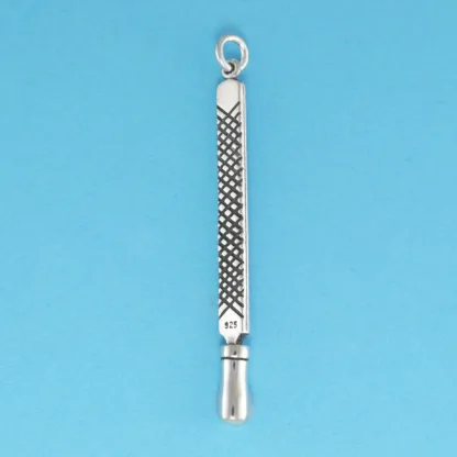 Microsculptures 0754 Rasp Silver Charm