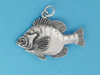 Microsculptures 0773 Bluegill Fish Silver Charm