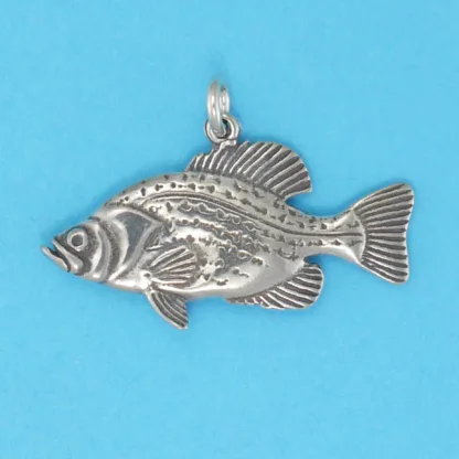 Microsculptures 0774 Crappie Silver Charm