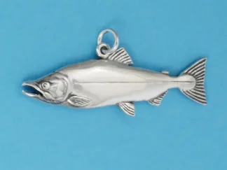 Microsculptures 0775 Salmon Silver Charm