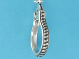 Microsculptures 0784 Oxbow Stirrup Silver Charm