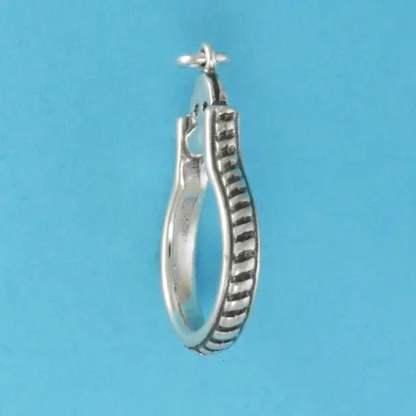 Microsculptures 0784 Oxbow Stirrup Silver Charm