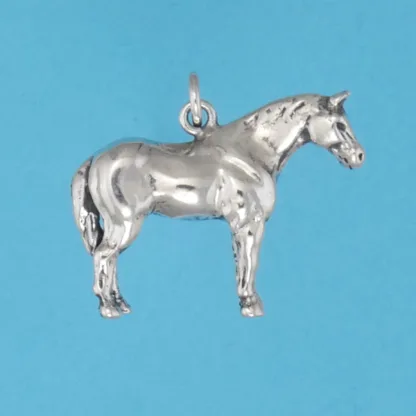 Microsculptures 0794 Quarter Horse Silver Charm