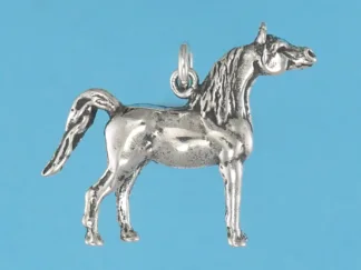Microsculptures 0795 Arabian Horse Silver Charm