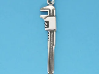 Microsculptures 0801 Monkey Wrench Silver Charm