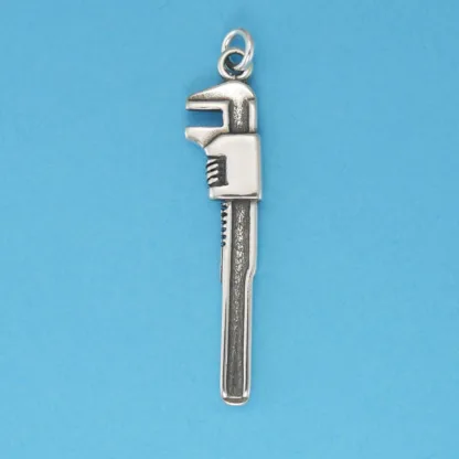 Microsculptures 0801 Monkey Wrench Silver Charm