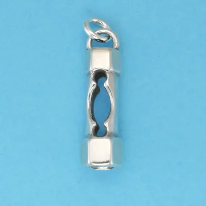 Microsculptures 0809 Spark Plug Wrench Silver Charm