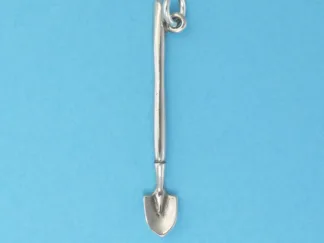 Microsculptures 0824 Shovel Silver Charm