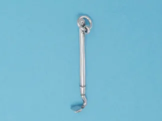 Microsculptures 0826 Hoe Silver Charm