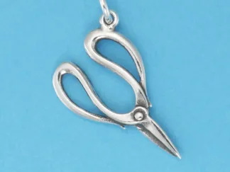Microsculptures 0827 Flower Snips Silver Charm
