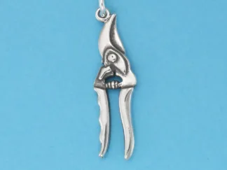 Microsculptures 0828 Pruning Shears Silver Charm