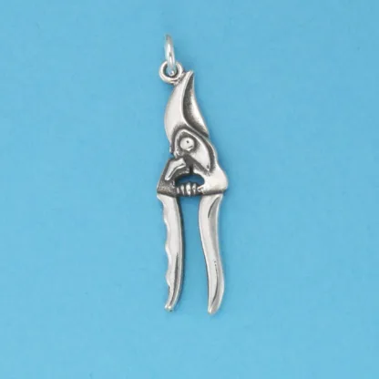 Microsculptures 0828 Pruning Shears Silver Charm