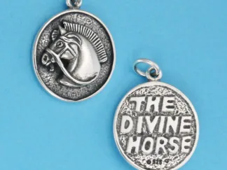 Microsculptures 0840 the Divine Horse Silver Charm