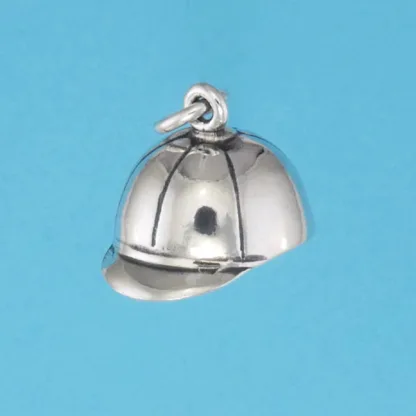 Microsculptures 0948 Hunt Cap Silver Charm