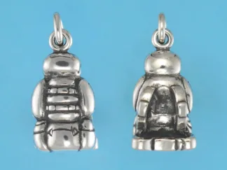 Microsculptures 0954 Backpack Silver Charm
