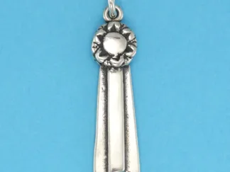 Microsculptures 0958 Show Ribbon Silver Charm