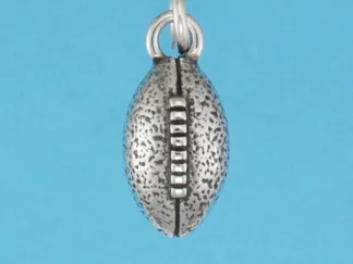 Microsculptures 0960 Football Silver Charm