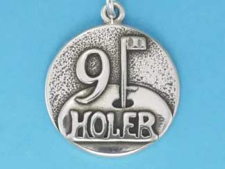 Microsculptures 0968 Nine Holer Silver Charm