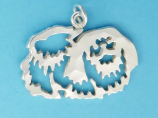 Microsculptures 0975 Pekingese Silver Charm
