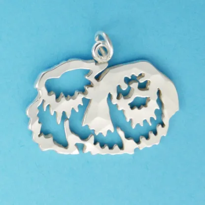 Microsculptures 0975 Pekingese Silver Charm