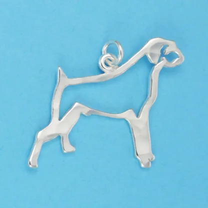 Microsculptures 0987 Boxer Silver Charm