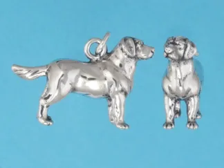 Microsculptures 1240 Labrador Retriever Silver Charm