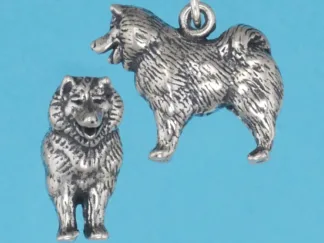 Microsculptures 1243 Samoyed Silver Charm