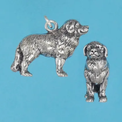 Microsculptures 1245 Great Pyrenees Silver Charm