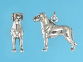 Microsculptures 1247 Great Dane Silver Charm