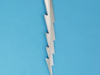 Microsculptures 1271 Lightening Bolt Silver Pendant