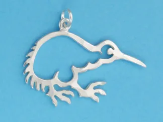 Microsculptures 1283 Kiwi Silver Pendant