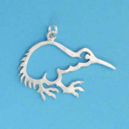 Microsculptures 1283 Kiwi Silver Pendant