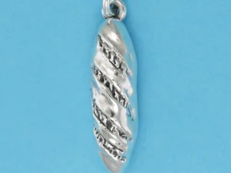 Microsculptures 1288 French Bread Silver Charm