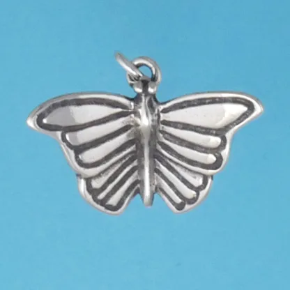 Microsculptures 1291 Butterfly Silver Charm